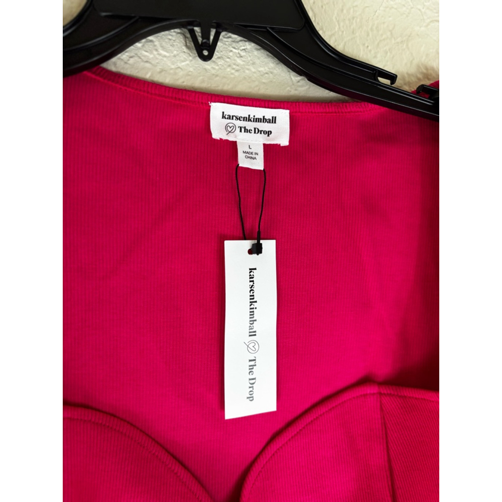 Women's karssenkimball The Drop Top Size L Pink - Picture 6 of 7